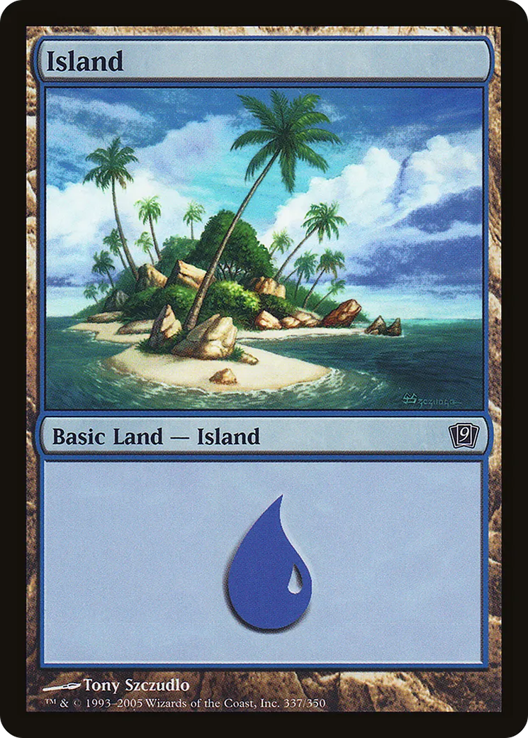 Island — Ninth Edition — Magic: The Gathering