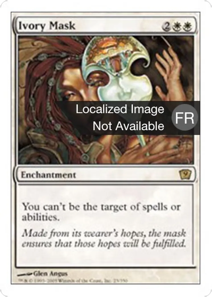 Masque d'ivoire — Ninth Edition — Magic: The Gathering