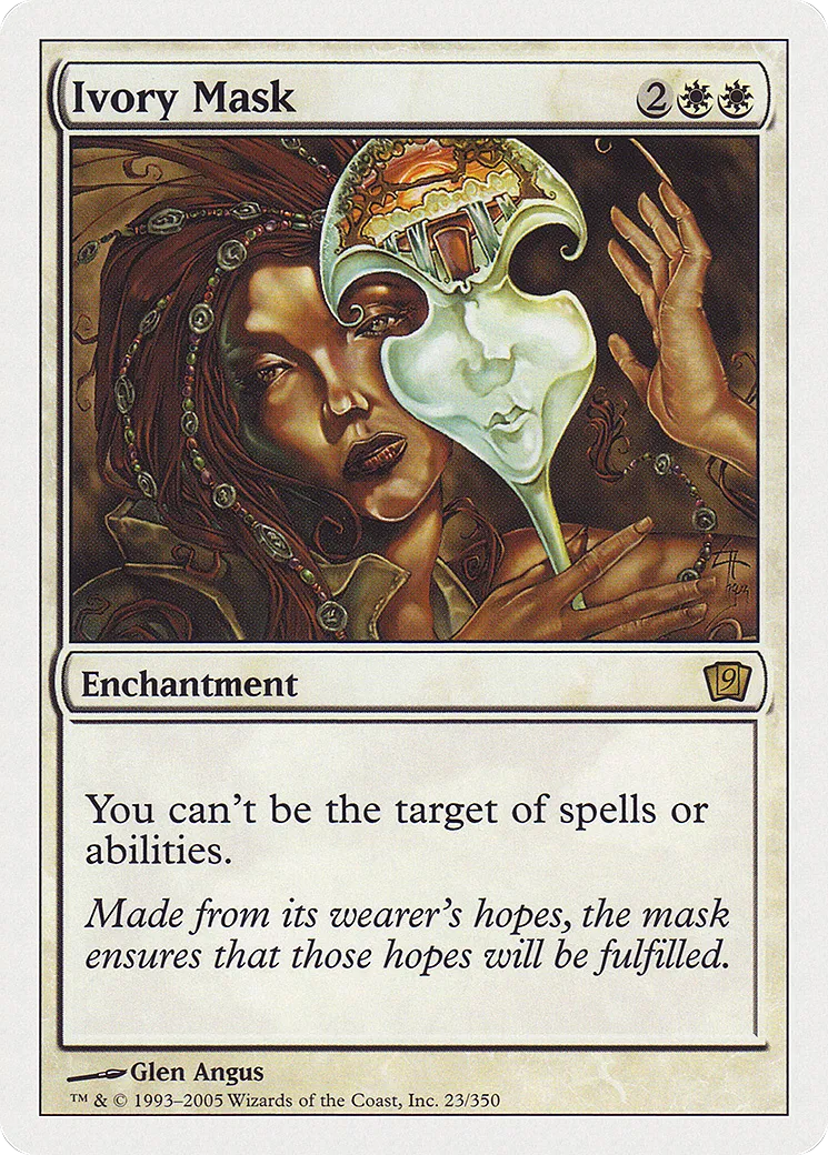 Ivory Mask — Ninth Edition — Magic: The Gathering
