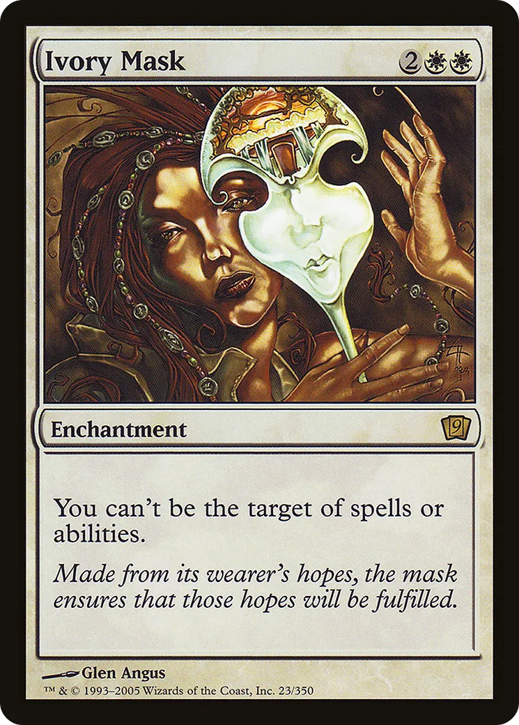 Ivory Mask — Ninth Edition — Magic: The Gathering