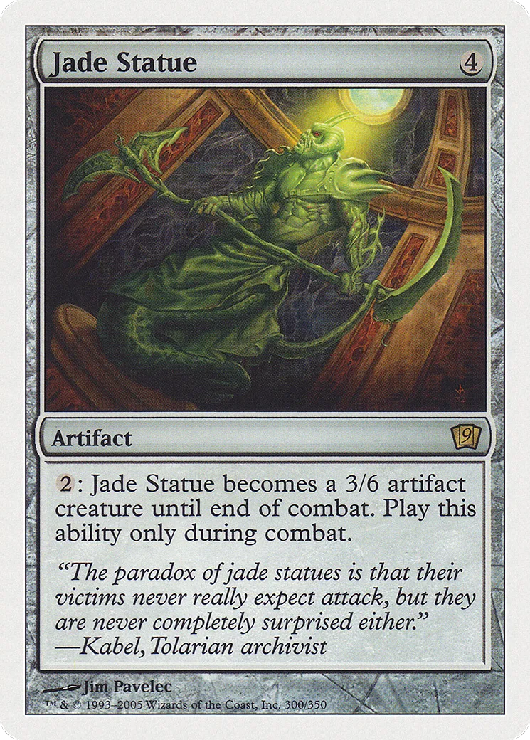 Jade Statue — Ninth Edition — Magic: The Gathering