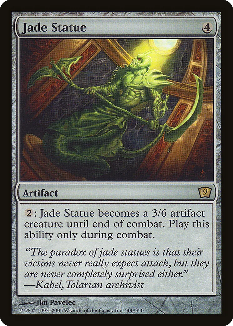 Jade Statue — Ninth Edition — Magic: The Gathering