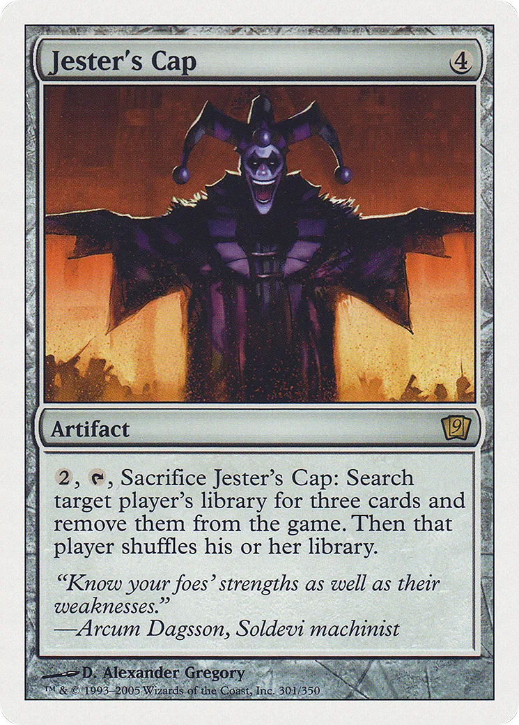 Jester's Cap — Ninth Edition — Magic: The Gathering