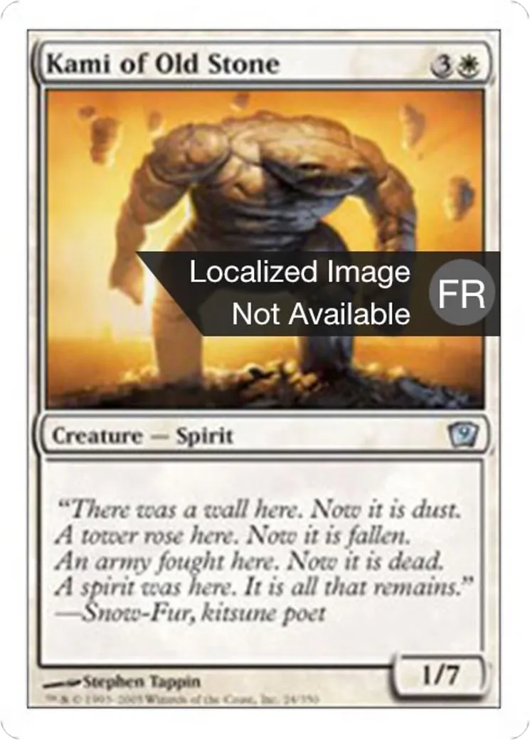 Kami des vieilles pierres — Ninth Edition — Magic: The Gathering