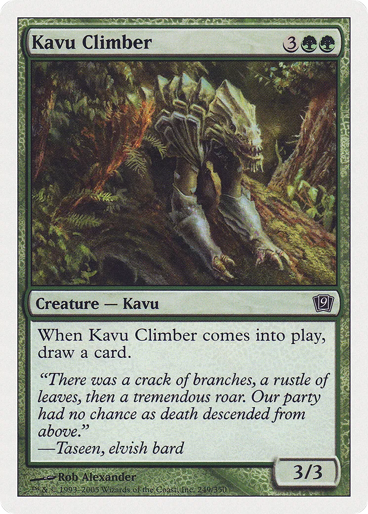 Kavu Climber — Ninth Edition — Magic: The Gathering