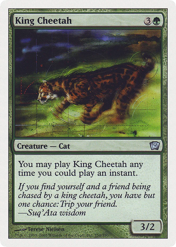 Guépard royal — Ninth Edition — Magic: The Gathering