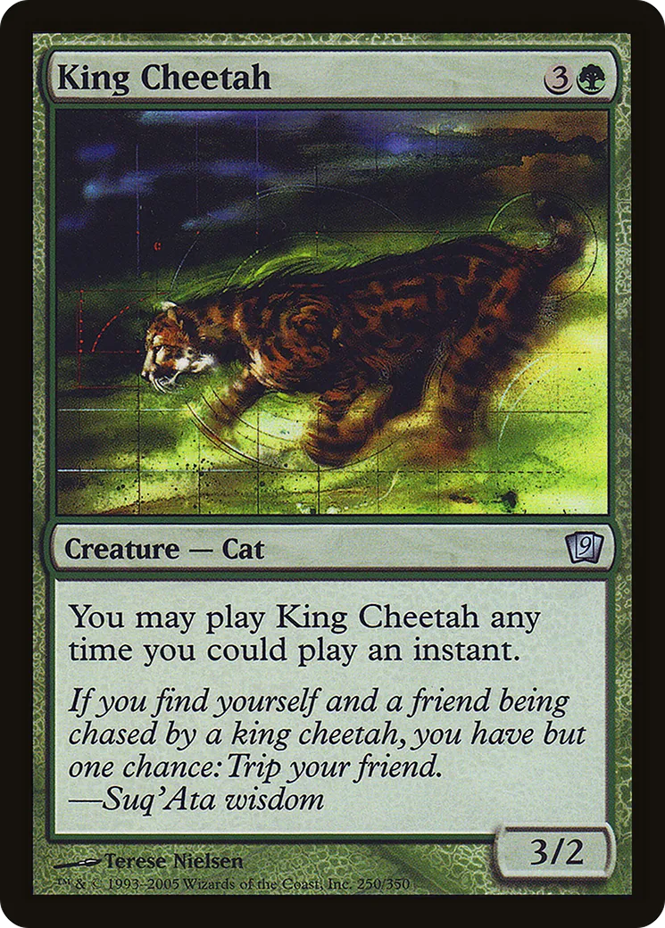 King Cheetah — Ninth Edition — Magic: The Gathering