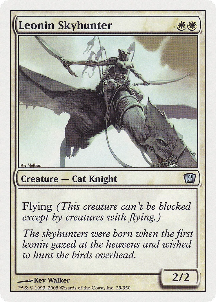 Leonin Skyhunter — Ninth Edition — Magic: The Gathering