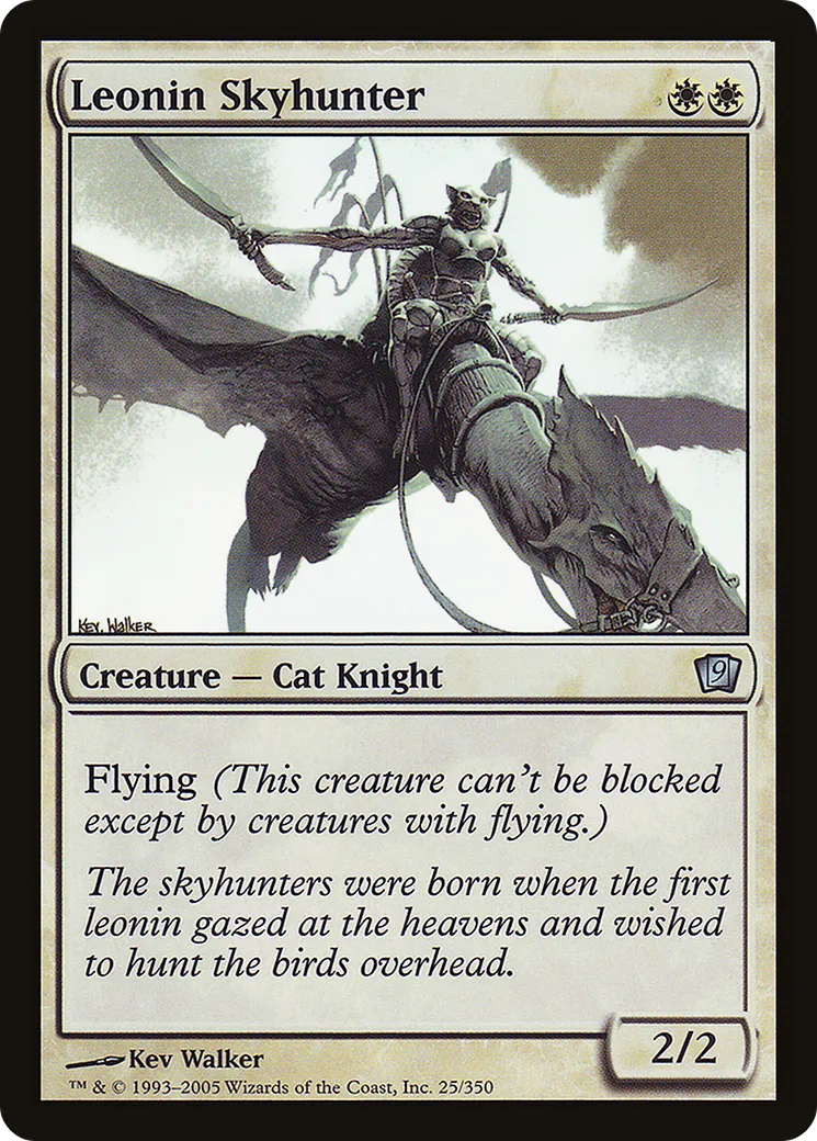 Leonin Skyhunter — Ninth Edition — Magic: The Gathering