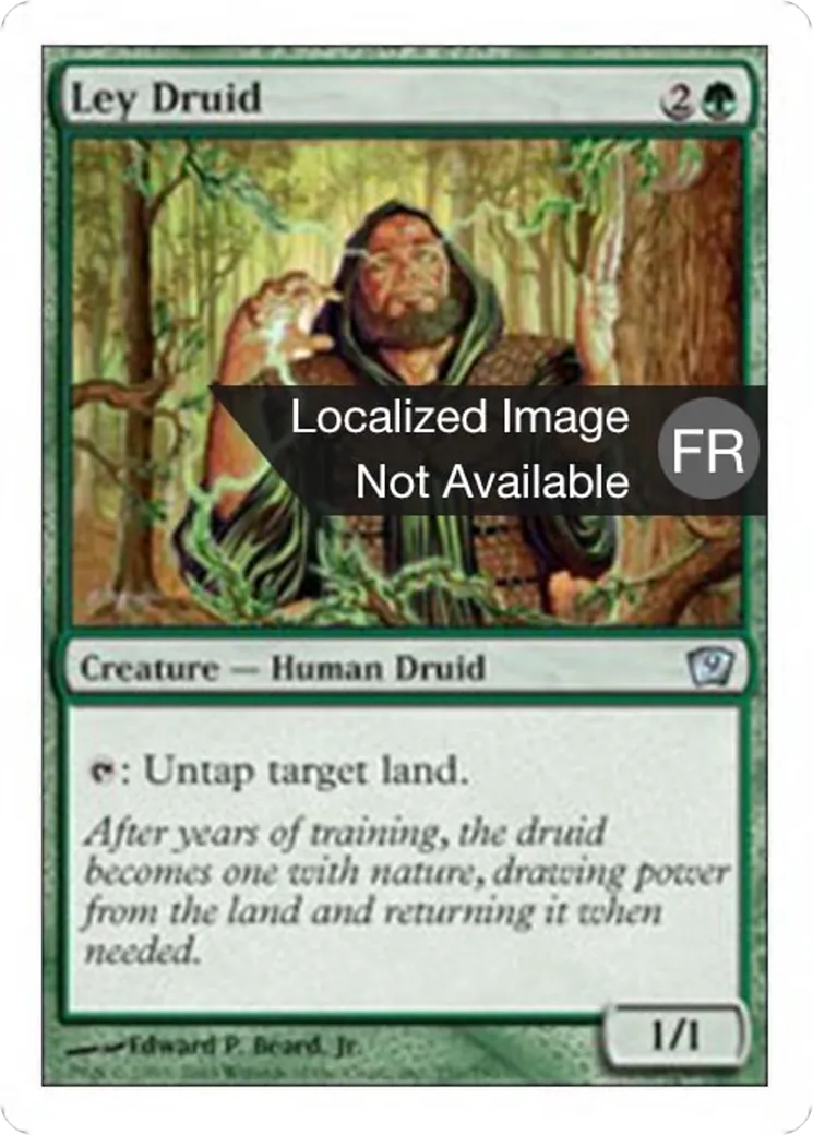 Druide des leys — Ninth Edition — Magic: The Gathering