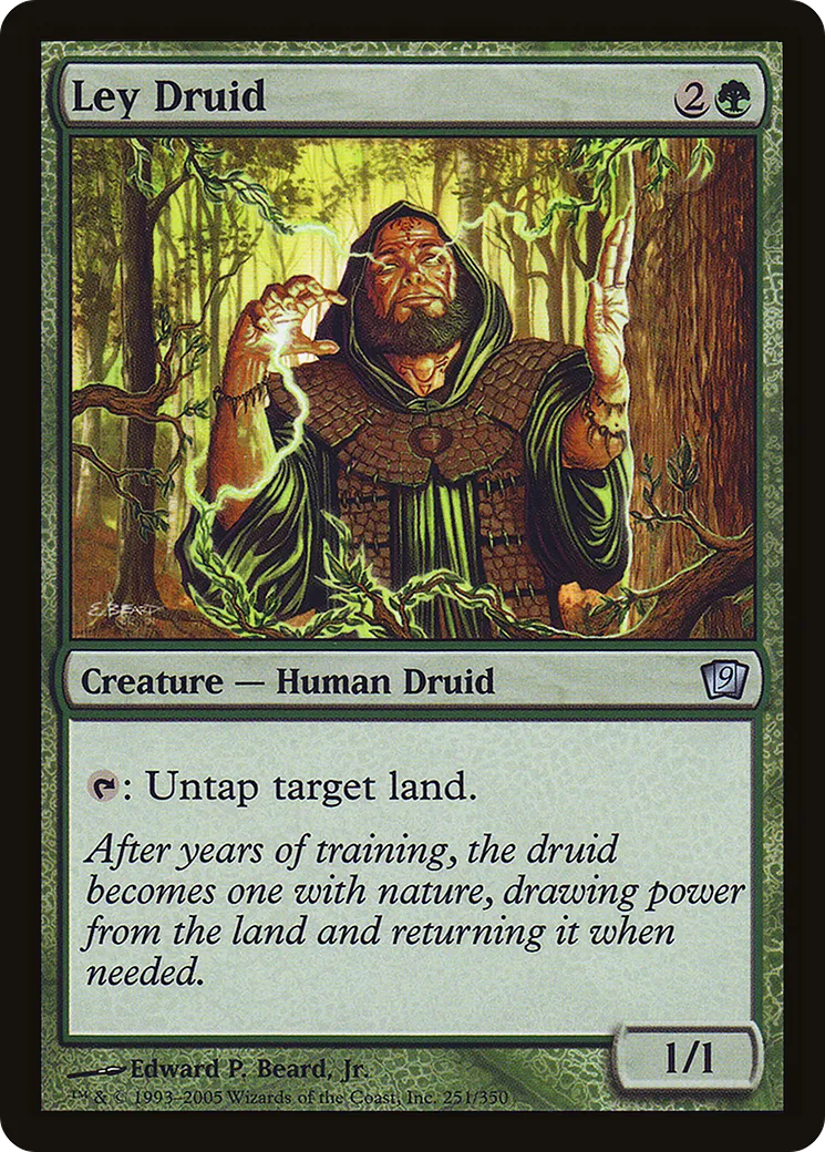 Ley Druid — Ninth Edition — Magic: The Gathering