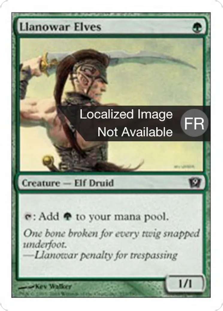 Elfes de Llanowar — Ninth Edition — Magic: The Gathering