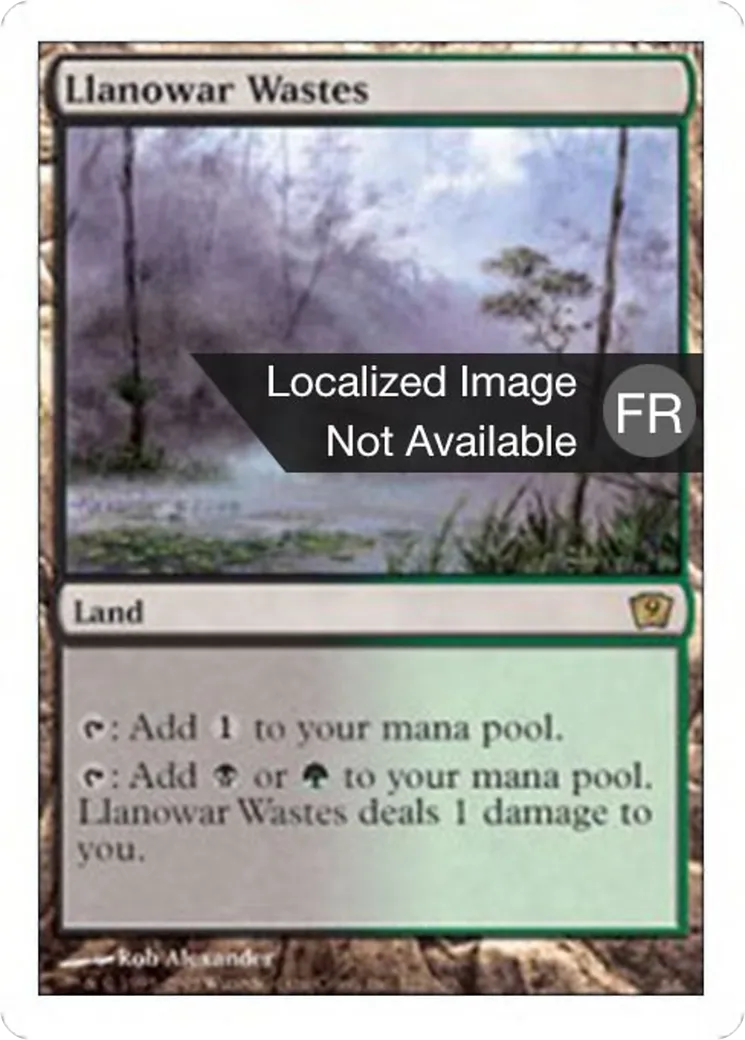 Landes de Llanowar — Ninth Edition — Magic: The Gathering