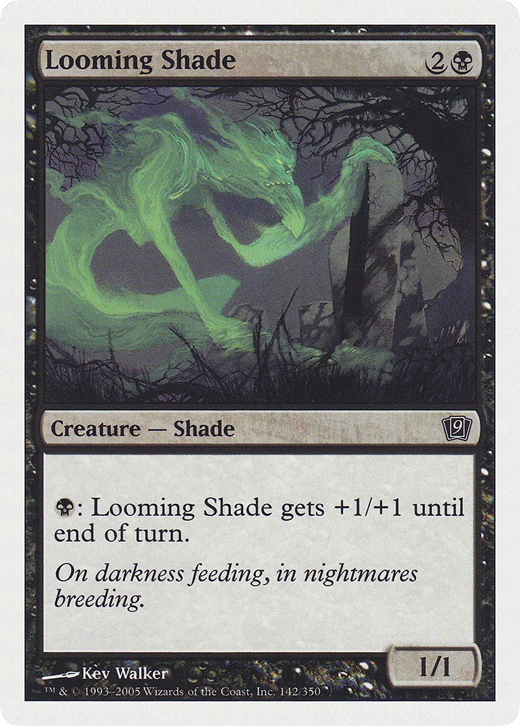 Looming Shade — Ninth Edition — Magic: The Gathering
