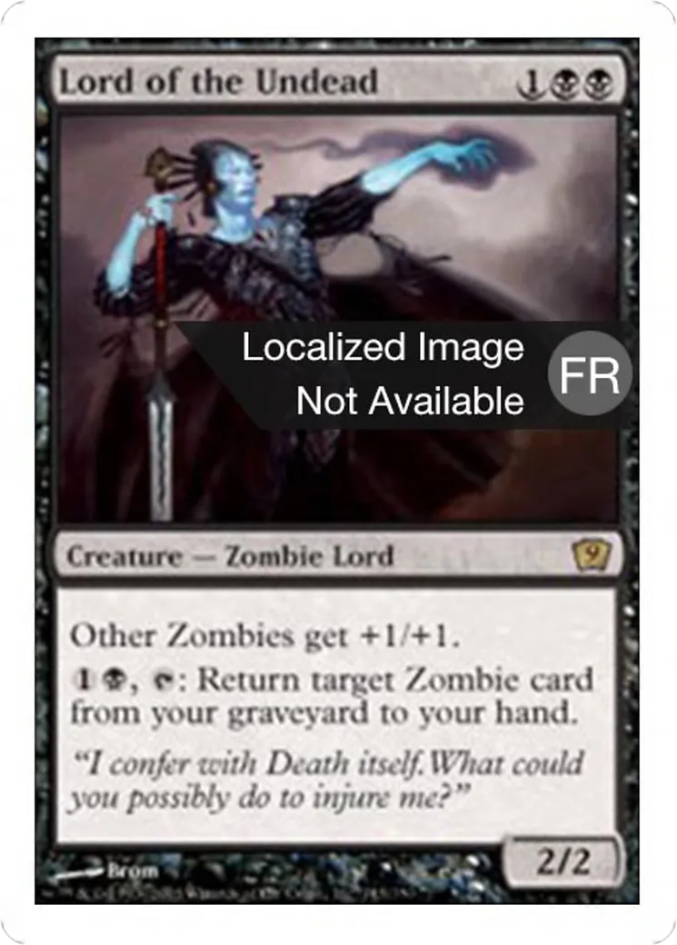 Seigneur des mort-vivants — Ninth Edition — Magic: The Gathering