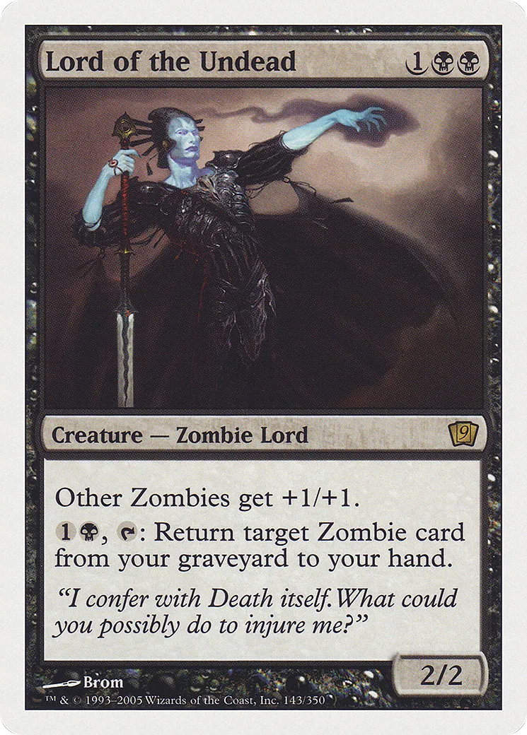 Seigneur des mort-vivants — Ninth Edition — Magic: The Gathering