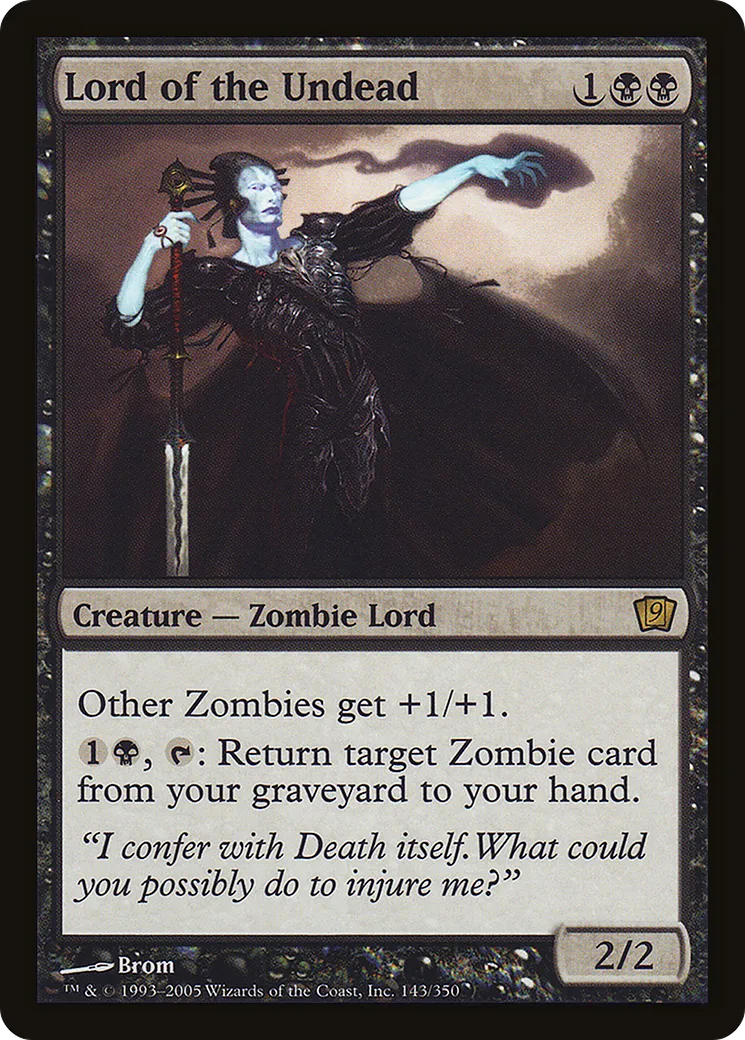 Lord of the Undead — Ninth Edition — Magic: The Gathering