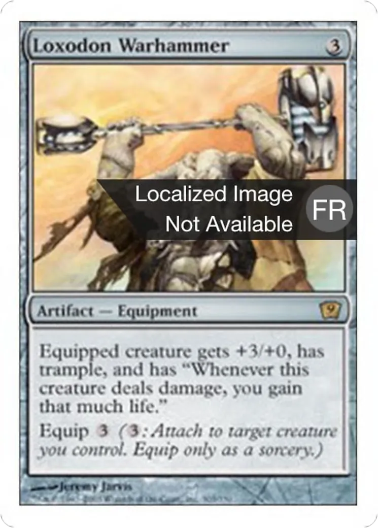 Marteau de guerre loxodon — Ninth Edition — Magic: The Gathering