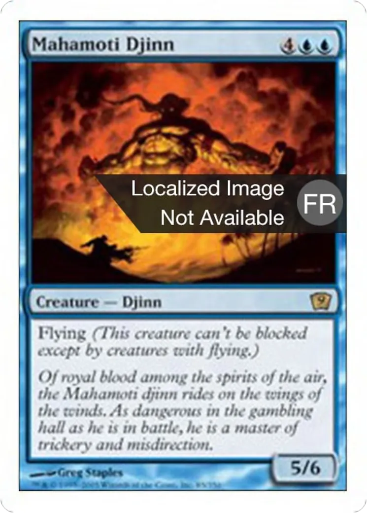 Djinn mahâmot — Ninth Edition — Magic: The Gathering