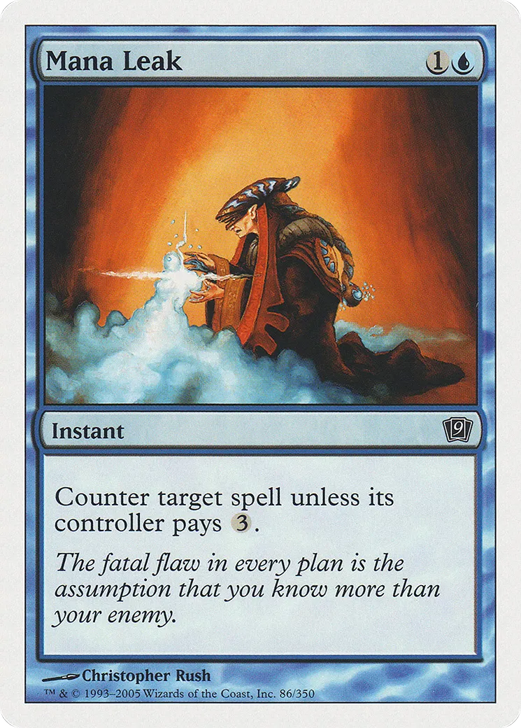 Mana Leak — Ninth Edition — Magic: The Gathering