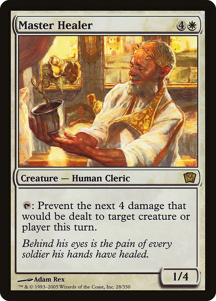 Master Healer — Ninth Edition — Magic: The Gathering