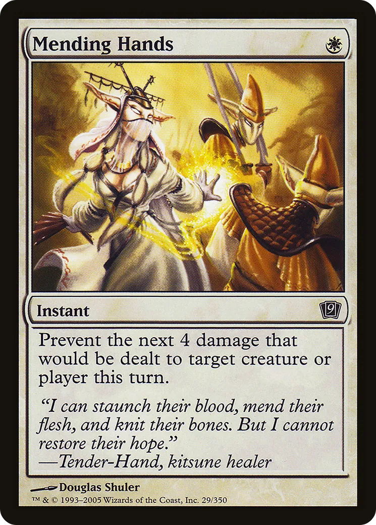 Mending Hands — Ninth Edition — Magic: The Gathering
