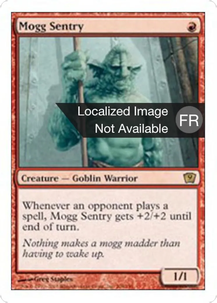 Sentinelle mogg — Ninth Edition — Magic: The Gathering