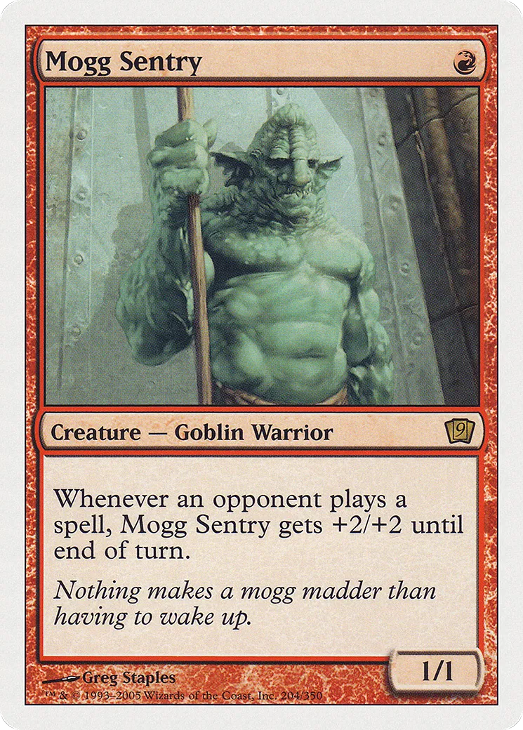 Mogg Sentry — Ninth Edition — Magic: The Gathering
