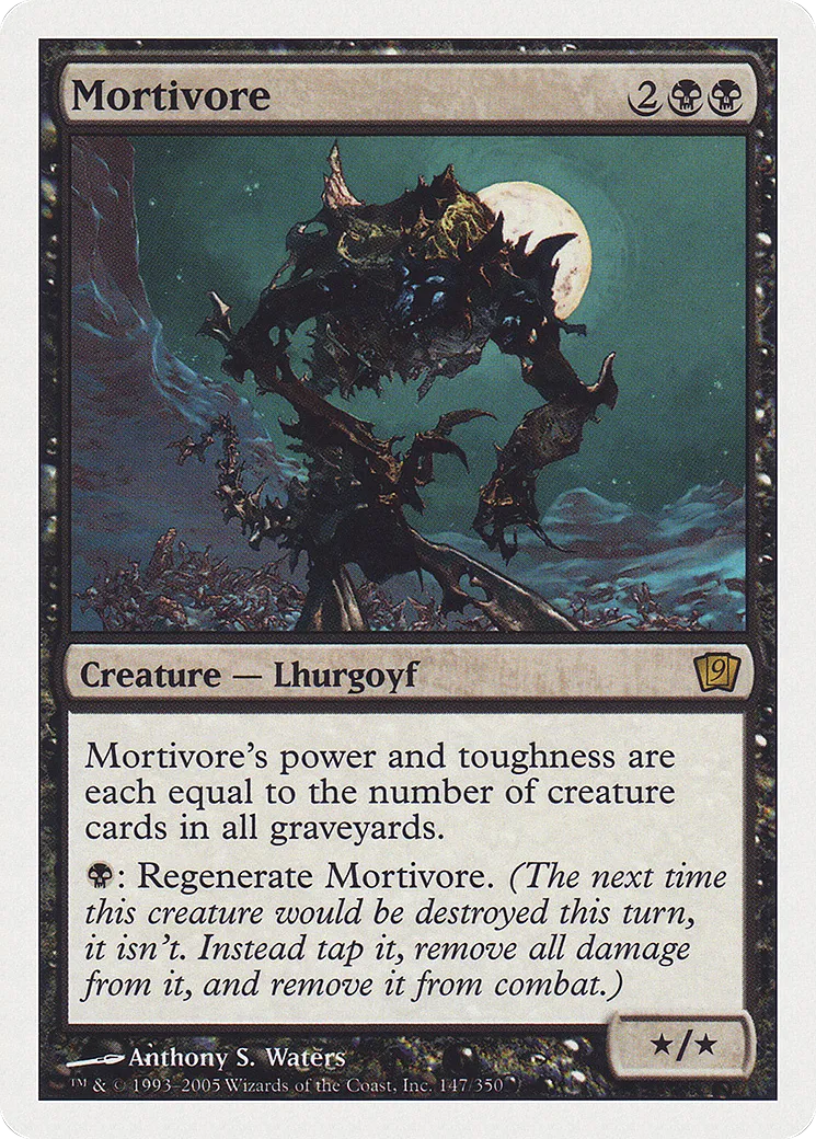 Mortivore — Ninth Edition — Magic: The Gathering