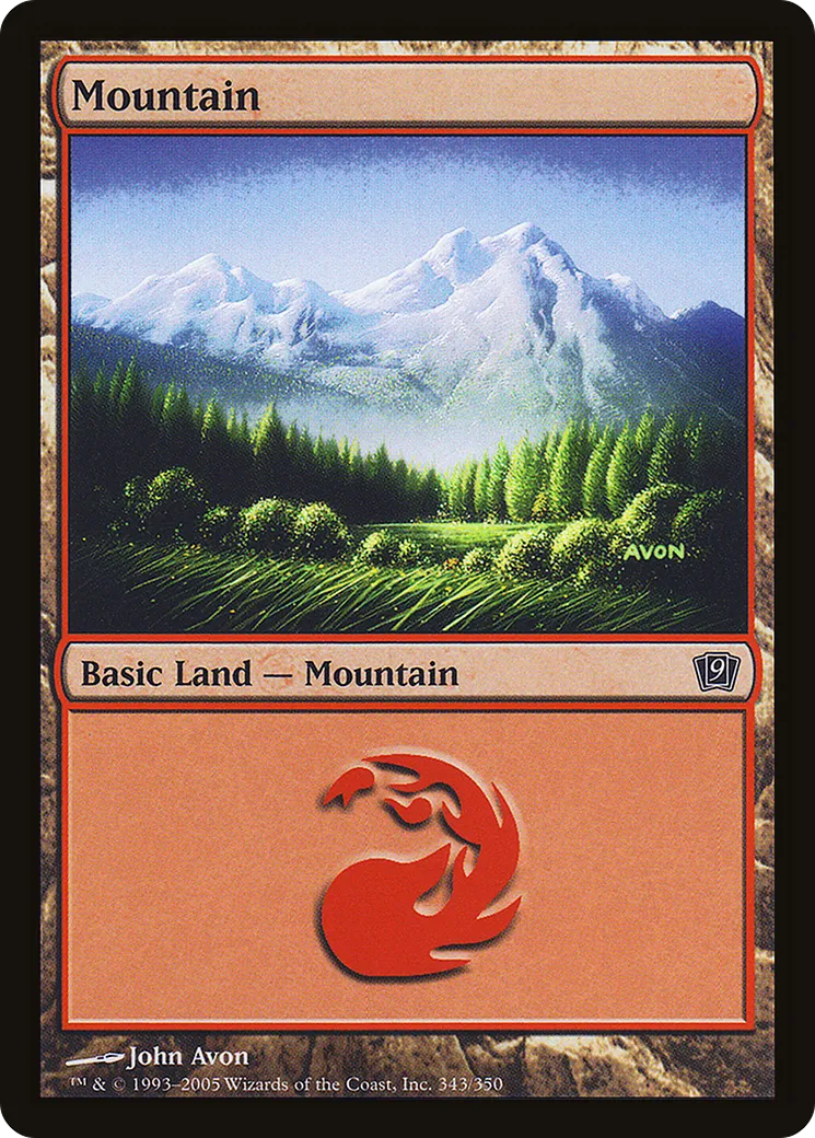 Mountain — Ninth Edition — Magic: The Gathering