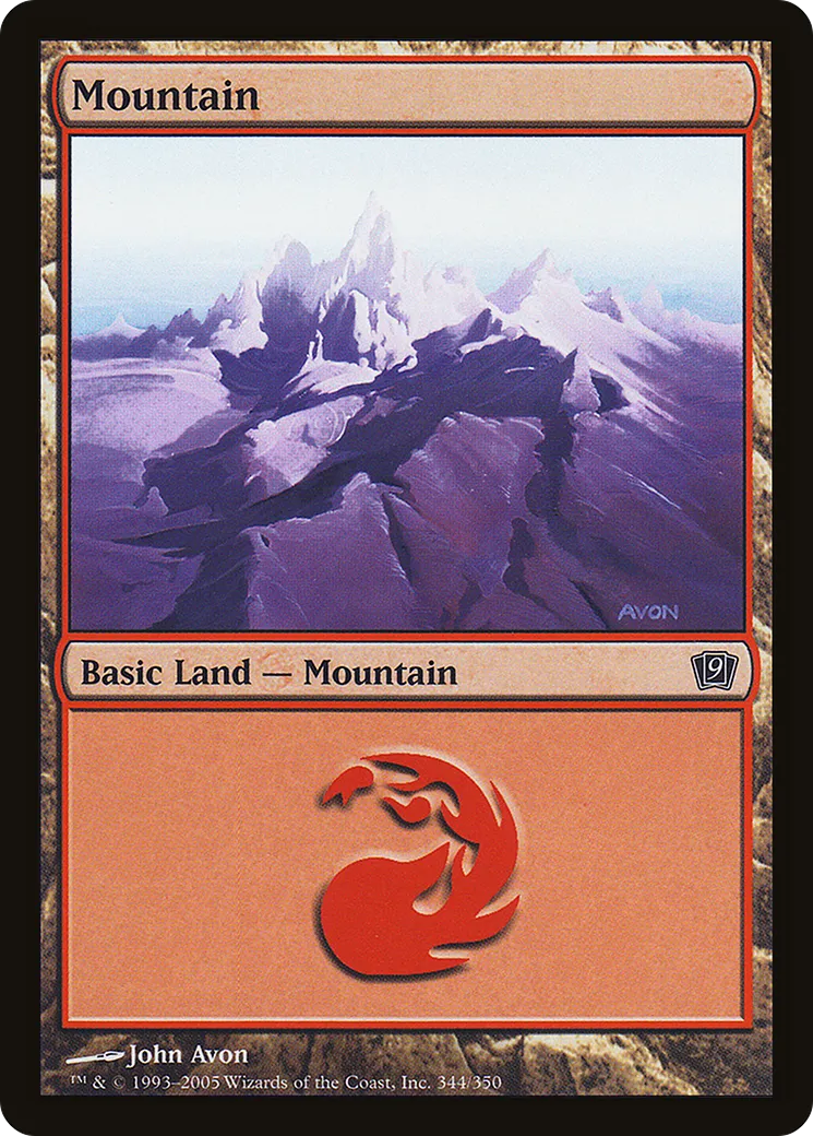 Mountain — Ninth Edition — Magic: The Gathering