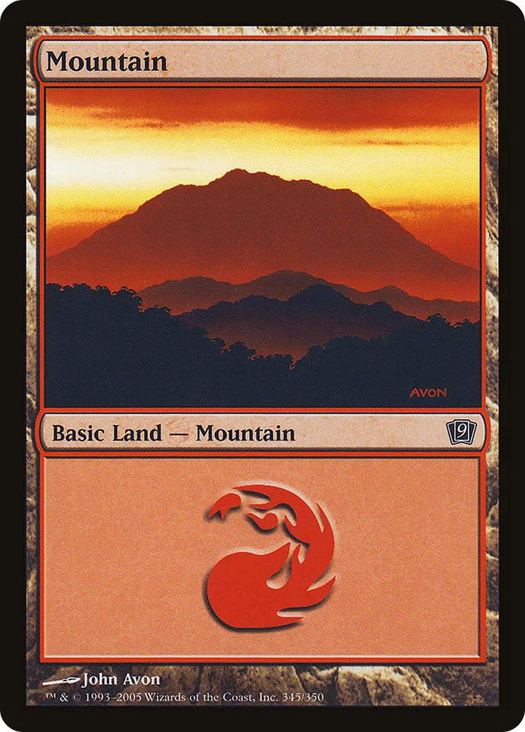 Mountain — Ninth Edition — Magic: The Gathering