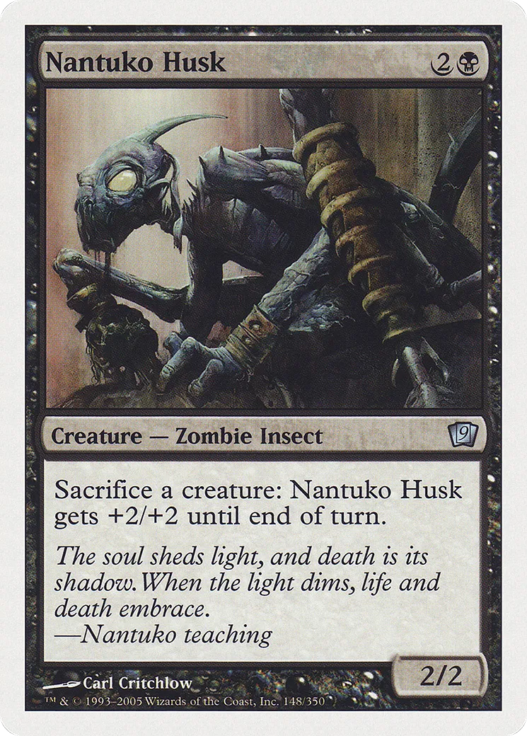 Nantuko Husk — Ninth Edition — Magic: The Gathering