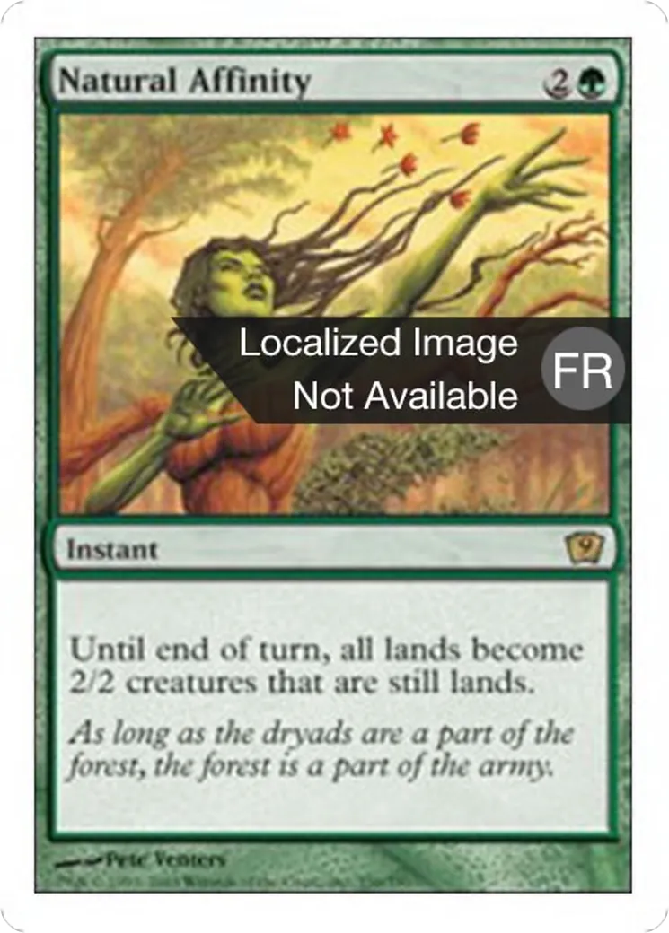 Affinité naturelle — Ninth Edition — Magic: The Gathering