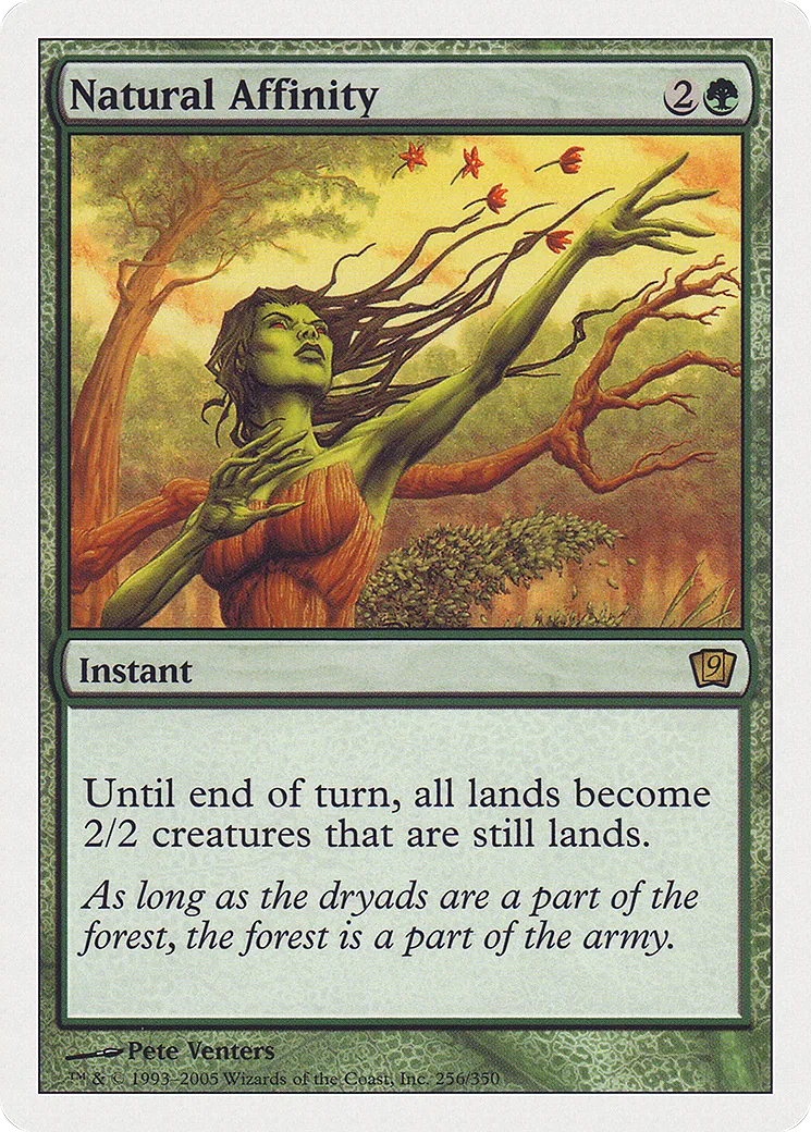 Natural Affinity — Ninth Edition — Magic: The Gathering