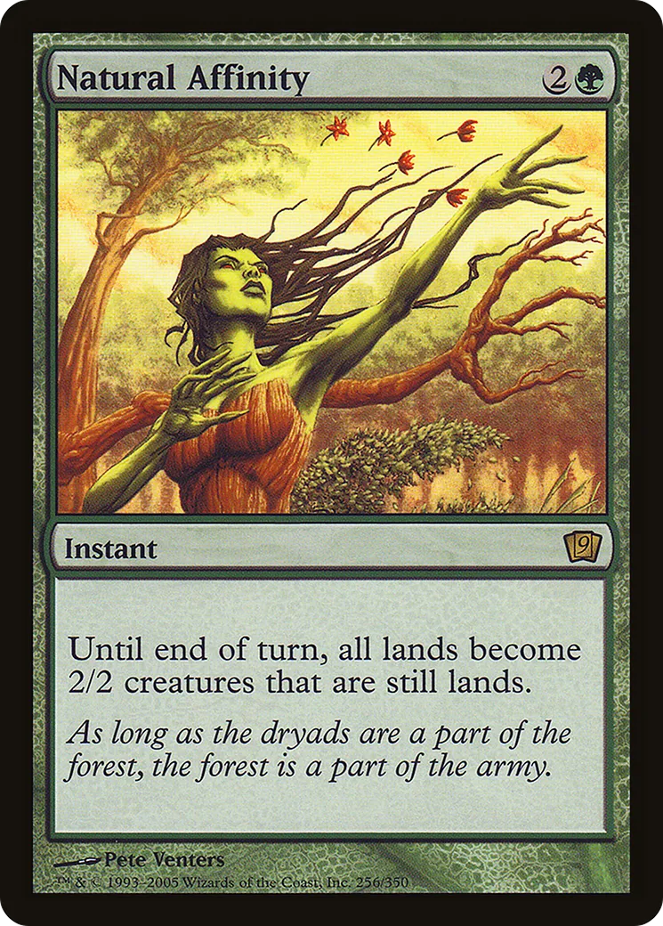 Natural Affinity — Ninth Edition — Magic: The Gathering