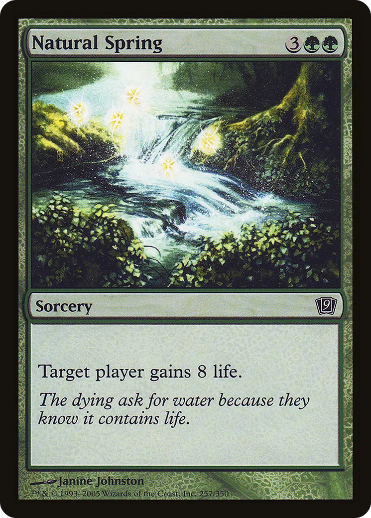 Natural Spring — Ninth Edition — Magic: The Gathering