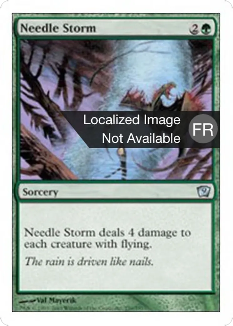 Tempête d'aiguilles — Ninth Edition — Magic: The Gathering