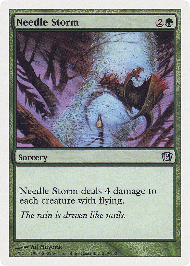 Needle Storm — Ninth Edition — Magic: The Gathering