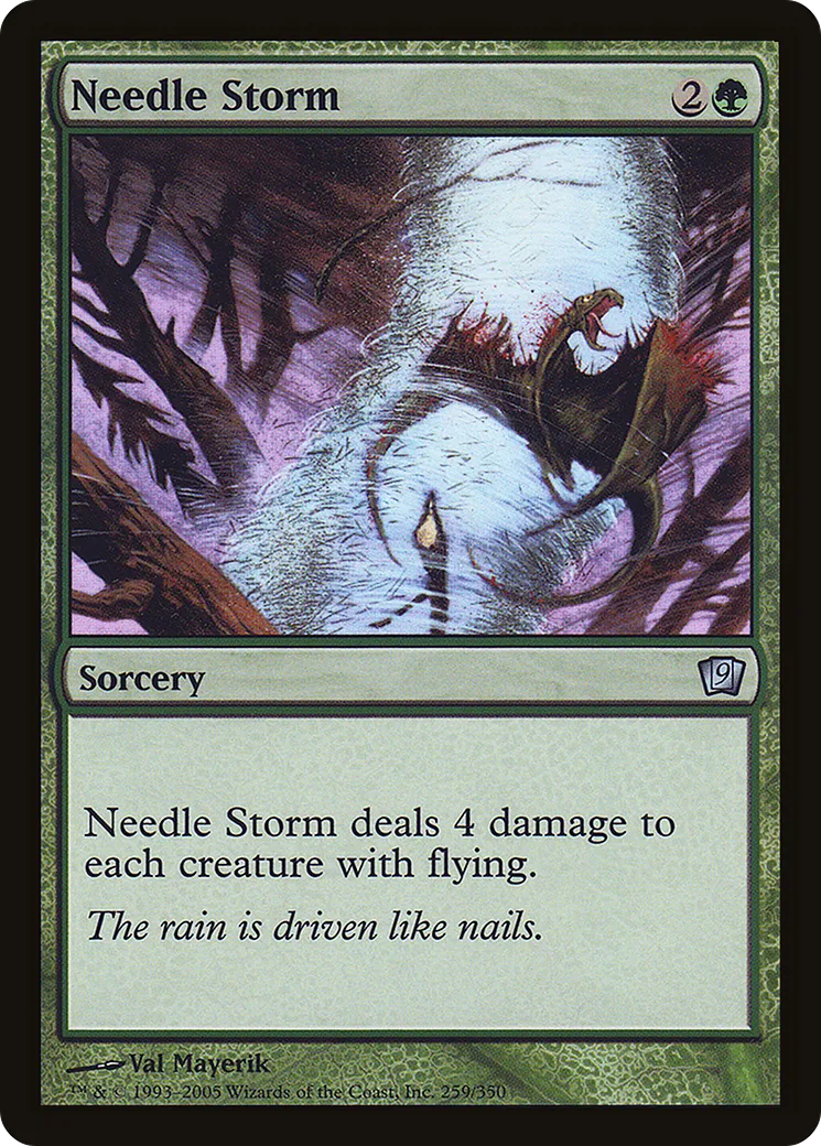 Needle Storm — Ninth Edition — Magic: The Gathering