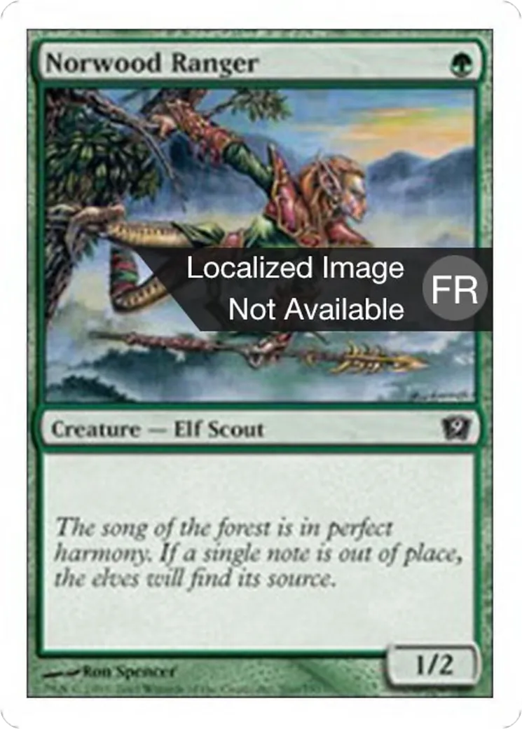 Ranger de Norbois — Ninth Edition — Magic: The Gathering