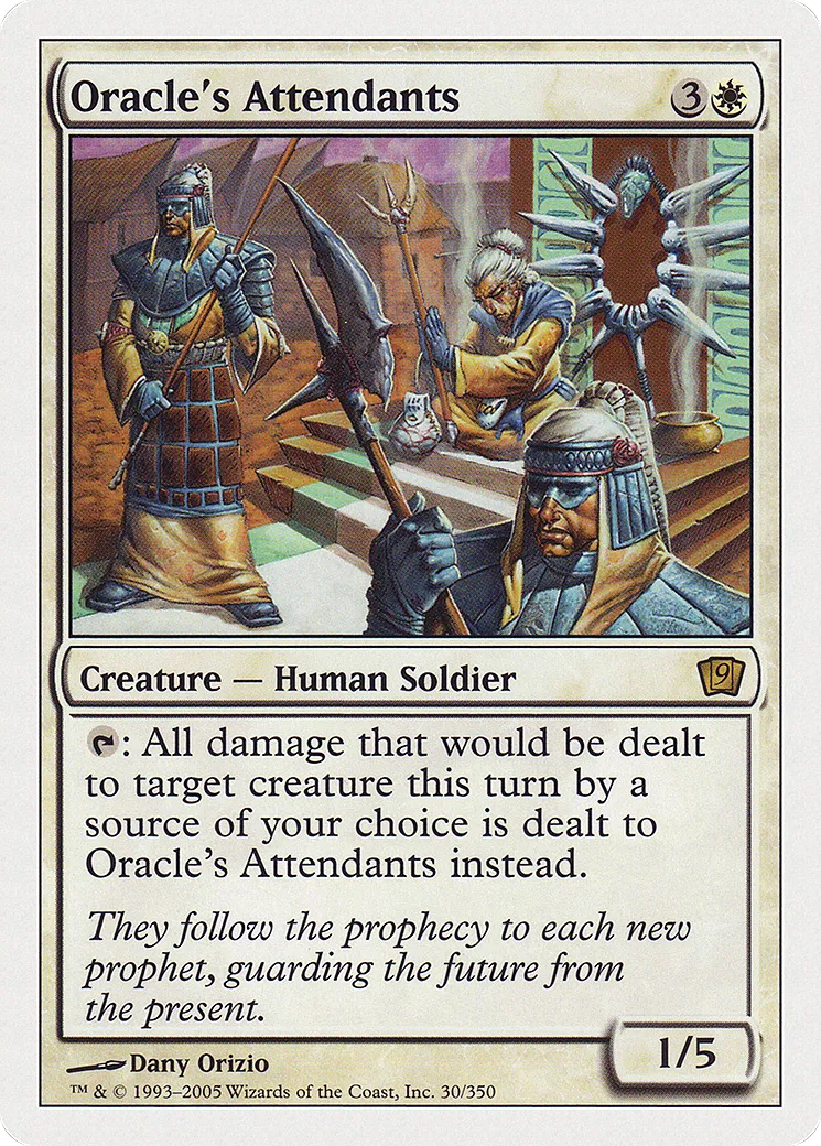 Oracle's Attendants — Ninth Edition — Magic: The Gathering