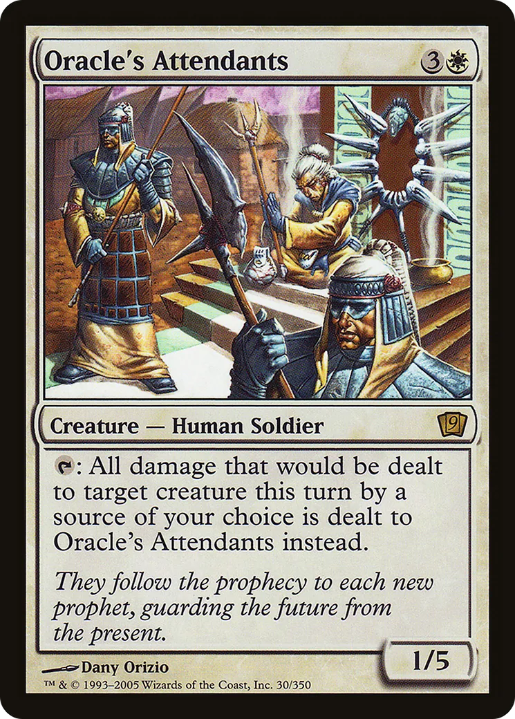 Oracle's Attendants — Ninth Edition — Magic: The Gathering