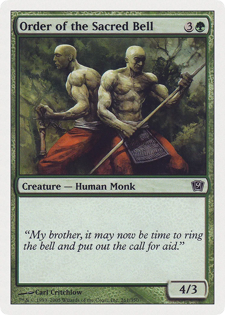 Order of the Sacred Bell — Ninth Edition — Magic: The Gathering