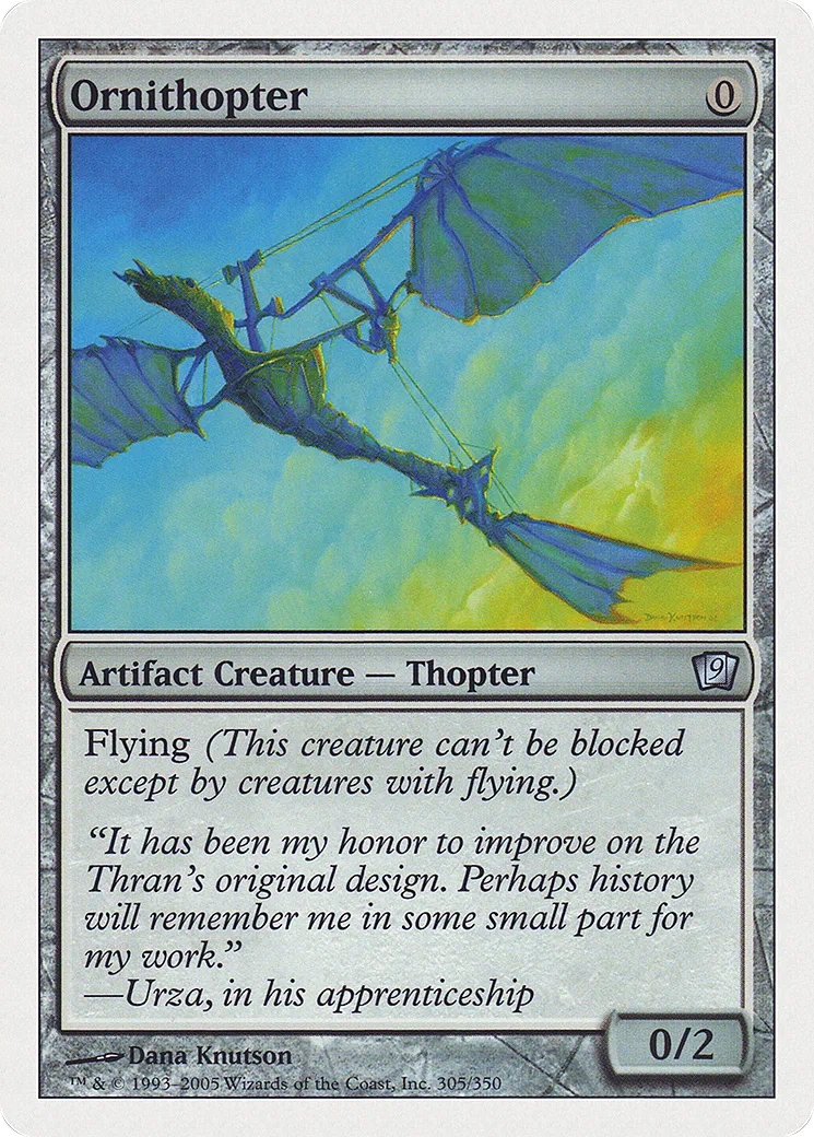 Ornithopter — Ninth Edition — Magic: The Gathering