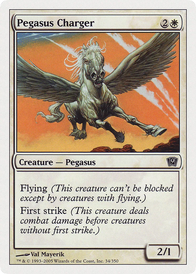Pégase de bataille — Ninth Edition — Magic: The Gathering