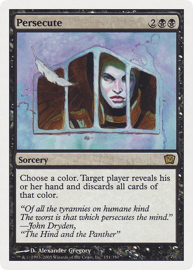 Persecute — Ninth Edition — Magic: The Gathering