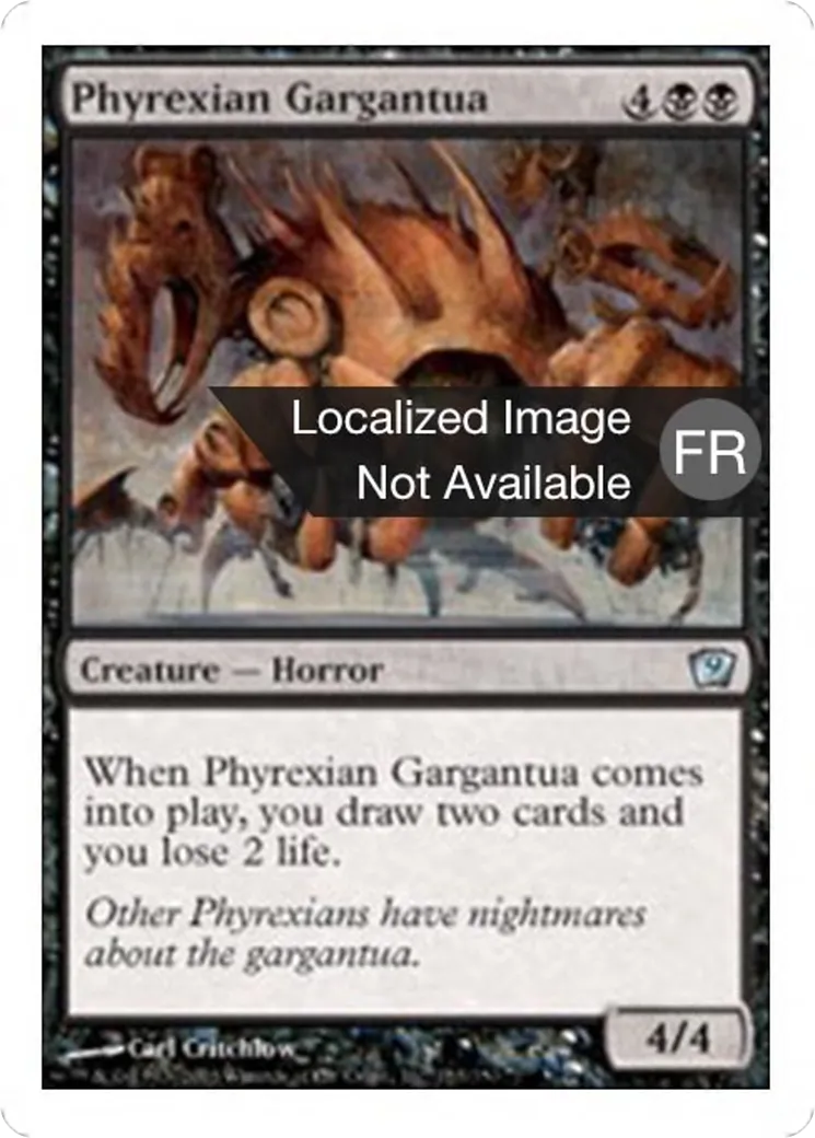 Gargantua phyrexian — Ninth Edition — Magic: The Gathering