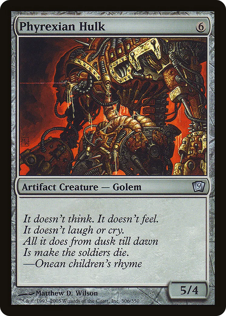 Phyrexian Hulk — Ninth Edition — Magic: The Gathering