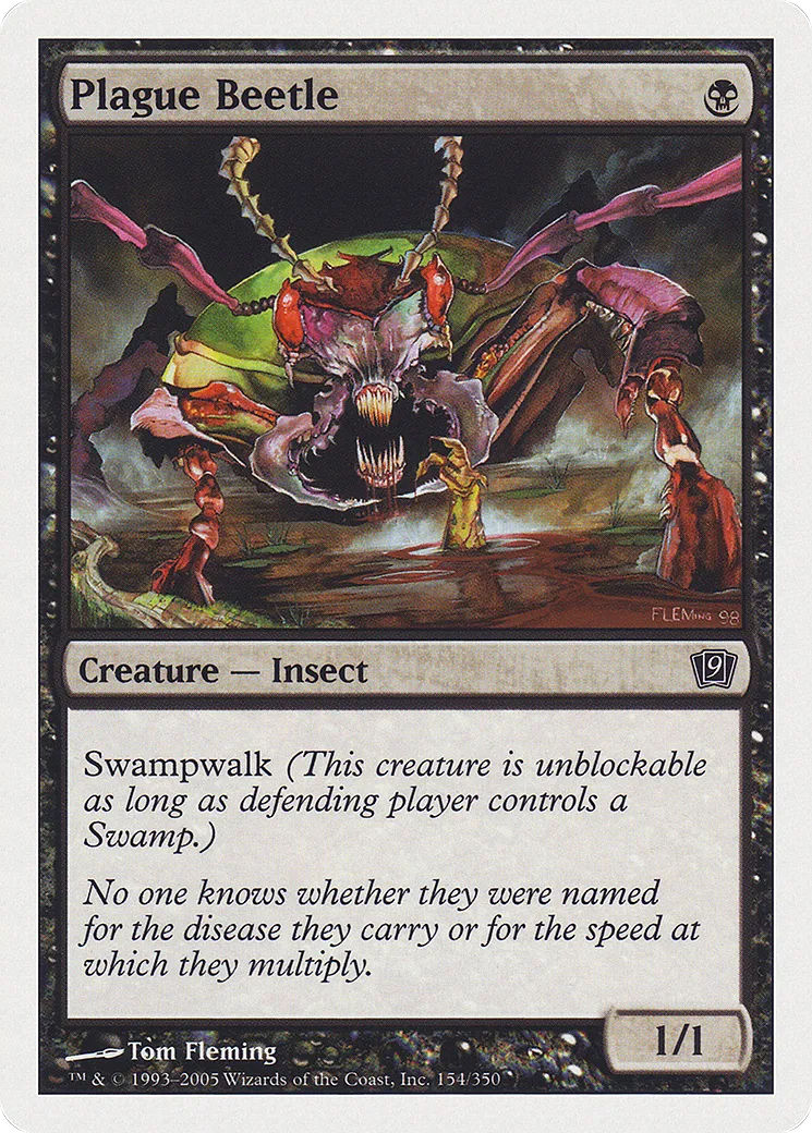 Scarabée de la Peste — Ninth Edition — Magic: The Gathering